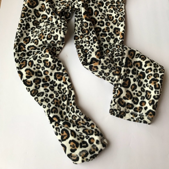 Retro Animal Leopard Print Joe Boxer Girls Pants - Picture 4 of 6